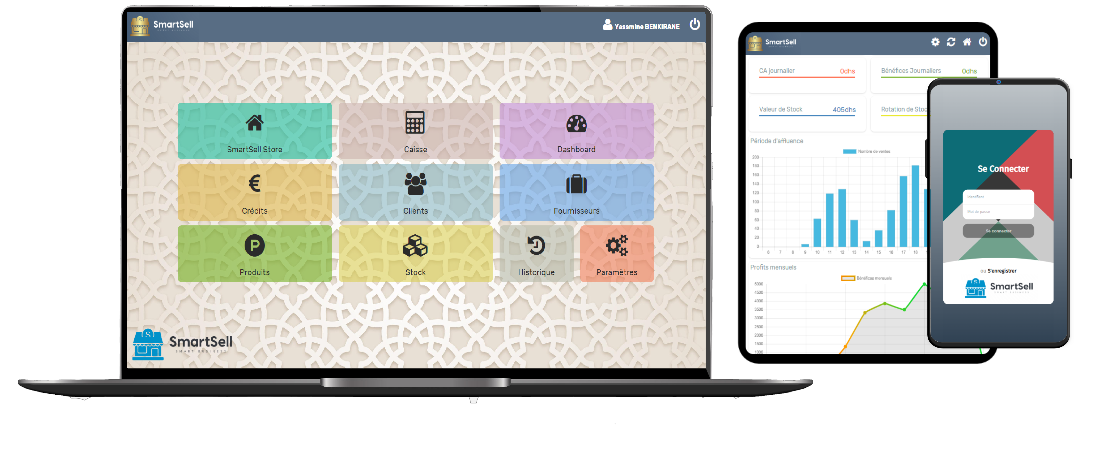 SmartSell caisse enregistreuse en ligne 100% marocaine